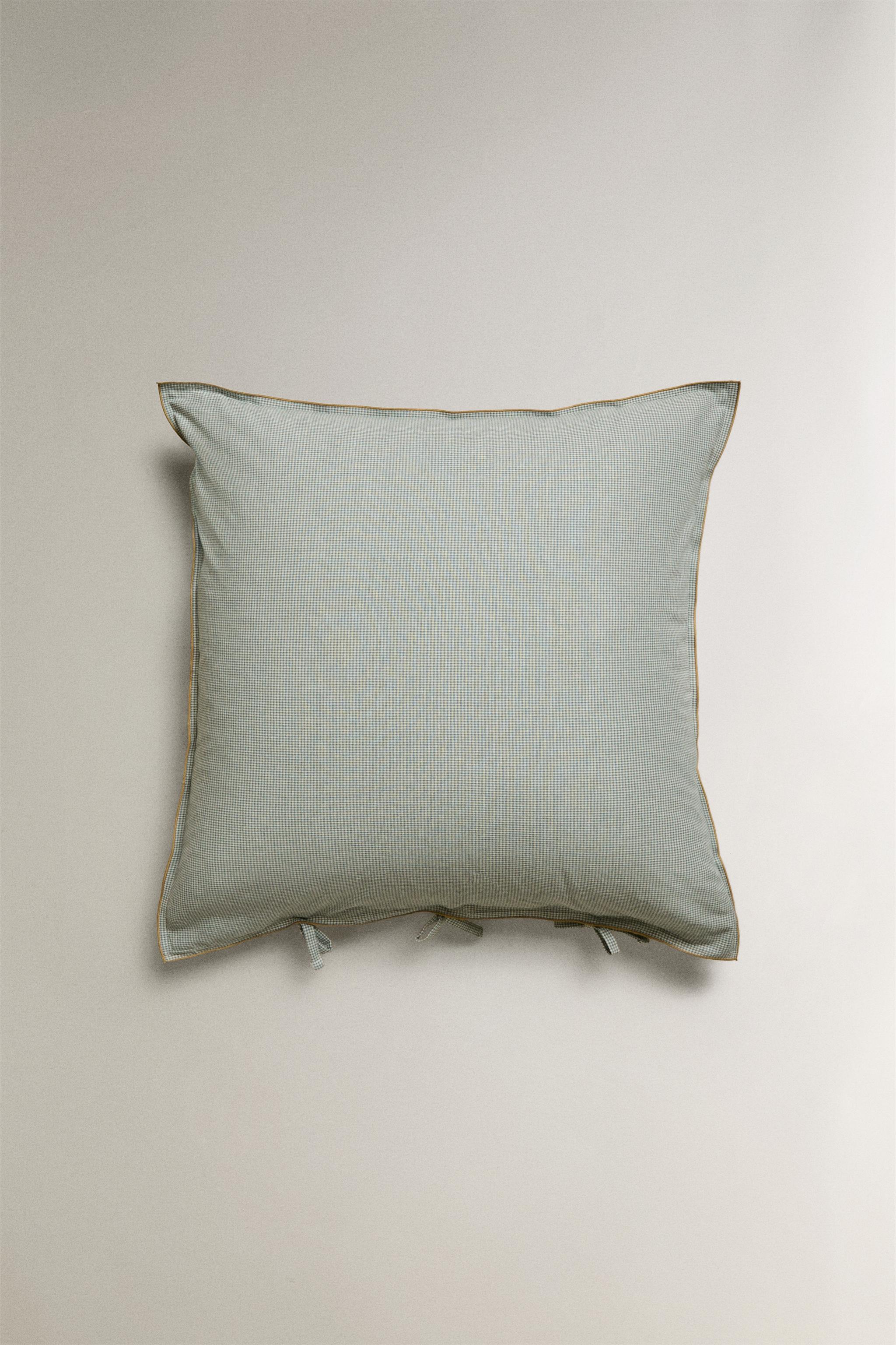 KATHARINE POLE MINI CHECK PILLOWCASE